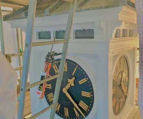 Clocktower restoration in Ware